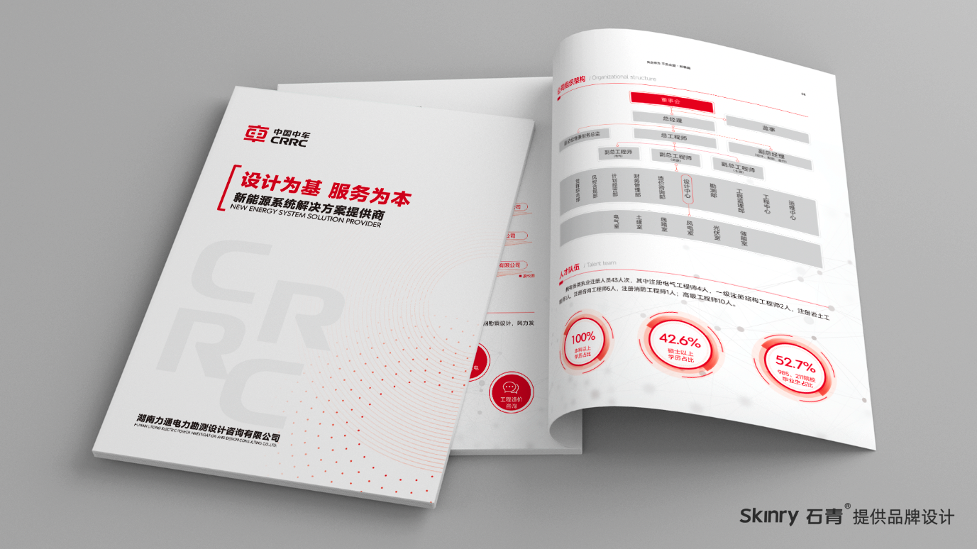 中国中车-力通电力企业画册设计